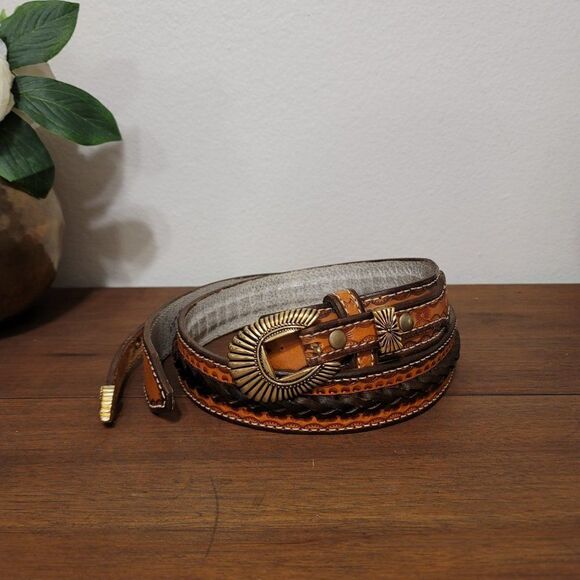 Gorgeous Handmade Leather Belt - Picture 3 of 5